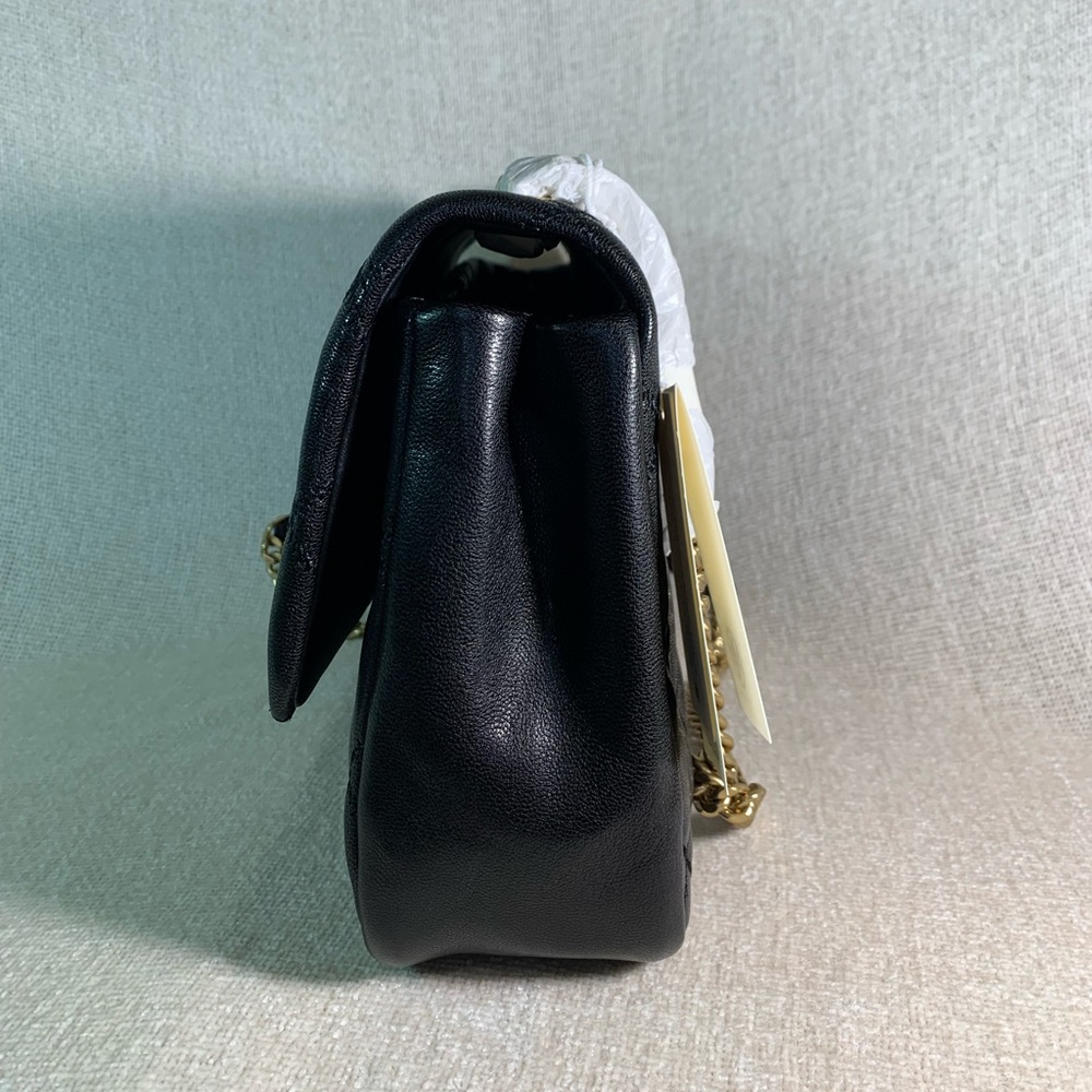NEW Tory Burch Willa Black Leather Large Convertible Shoulder Bag/Crossbody Bag - Picture 5 of 16